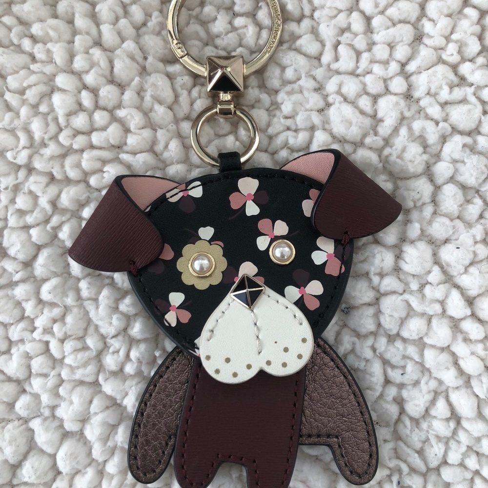 Kate Spade key chain.Dog.